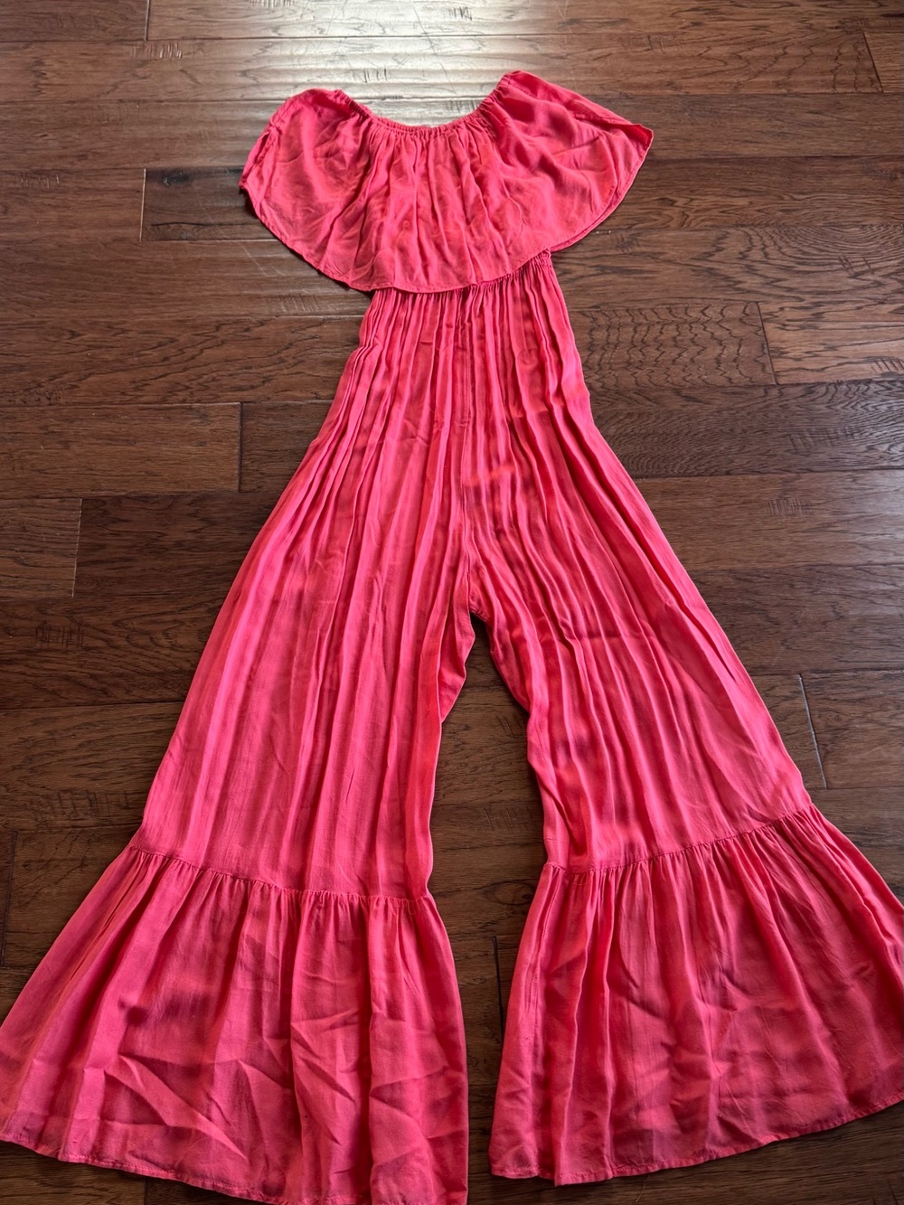 Mamzel Off-Shoulder Wide-Leg Jumpsuit